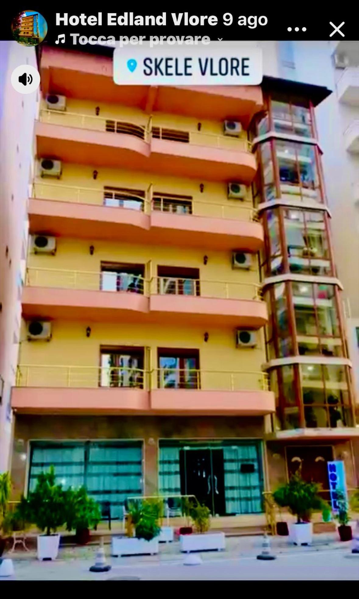 Hotel Edland Vlorë エクステリア 写真